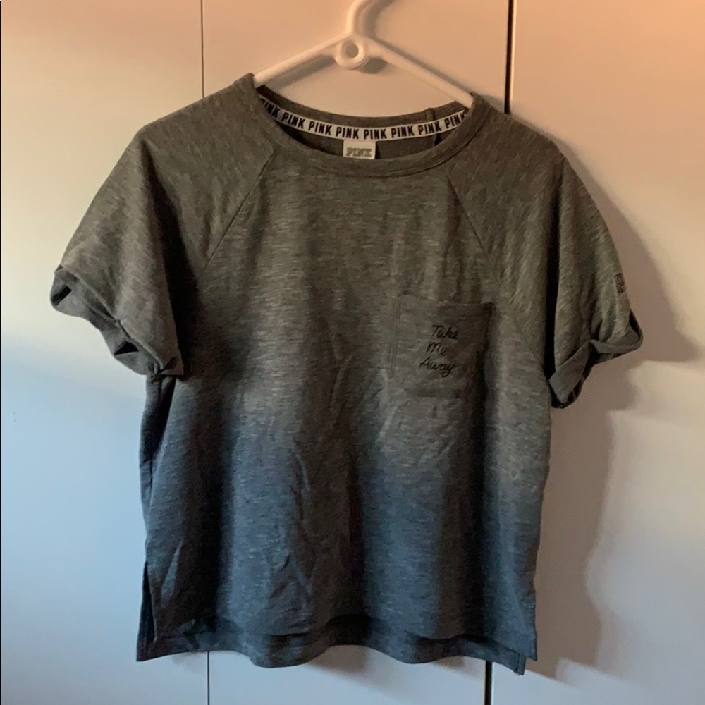 Victoria’s Secret PINK Gray Tee